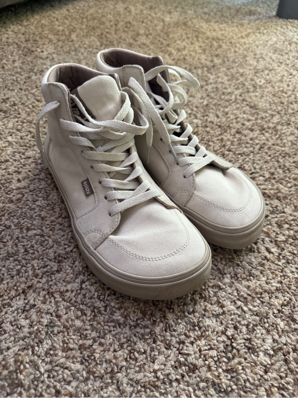 Splay REV HT Original Barcelona High Top Canvas Wide Toe Box Barefoot Shoes